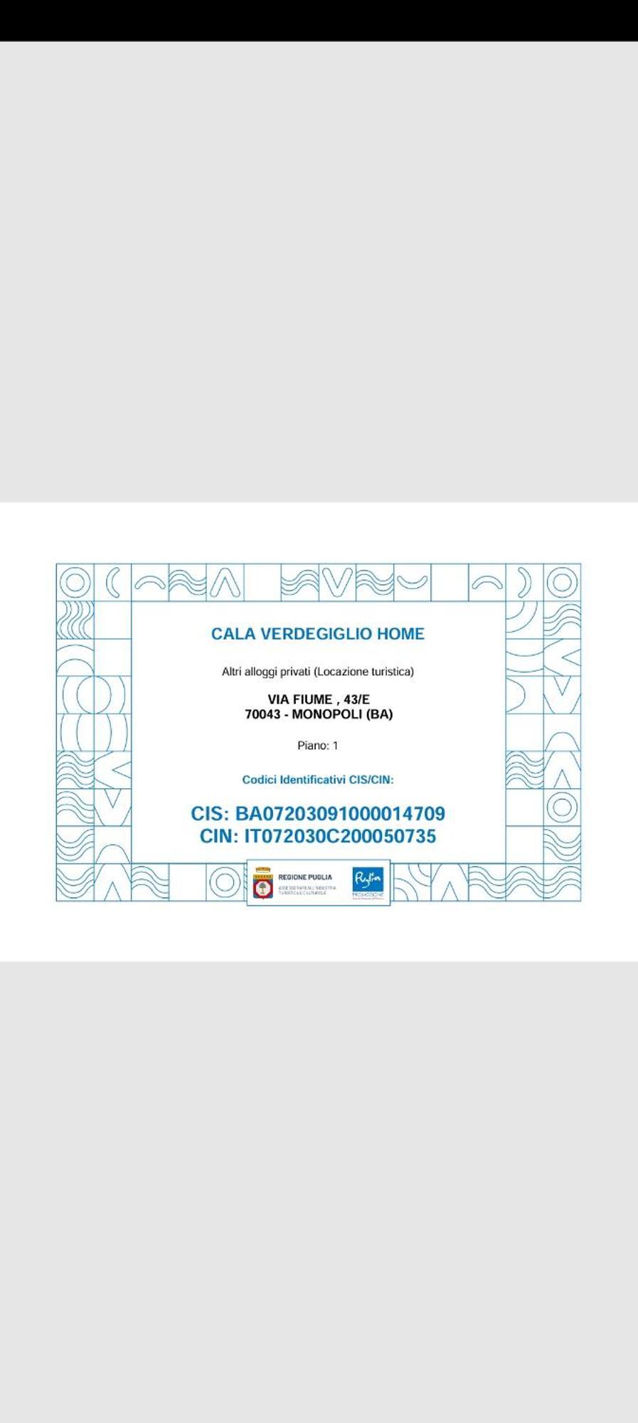 Cala Verdegiglio Home 莫诺波利 外观 照片